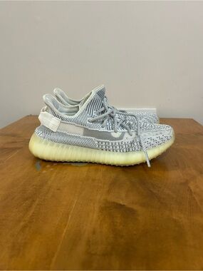 adidas Yeezy Boost 350 V2 Gray and Cream Athletic Shoes